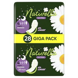 NATURELLA Podpaski Ultra Night Rozmiar 4 (28 sztuk)