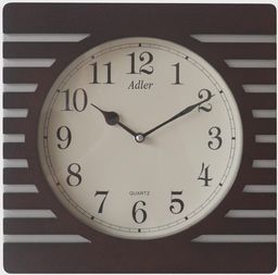 Zegar ścienny drewniany kwarcowy Adler 21174