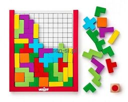 Gra Tetris - kolorowa układanka logiczna