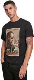 MERCHCODE męski plakat Godfather T-Shirt, czarny, S