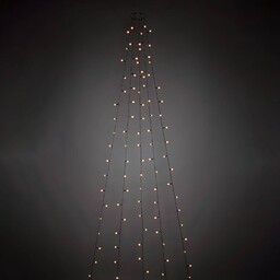 Konstsmide Christmas Płaszcz LED z żarówkami kulistymi 200pkt