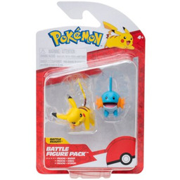 JAZWARES Zestaw figurek Pokémon Battle Mudkip Pikachu PKW3592