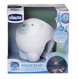 Chicco Lampka projektor miś polarny niebieski