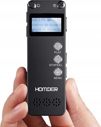 Homder TF-85 Cyfrowy profesjonalny dyktafon 8GB