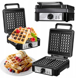 Gofrownica Mpm MGO-24 1400W Powłoka Non Stick Nieprzywierająca