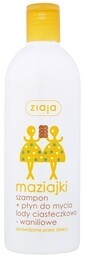 Ziaja Maziajki, szampon+płyn do mycia dla dzieci, Lody