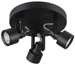 KANLUX Plafon sufitowy Sonda II EL-3O B Czarny