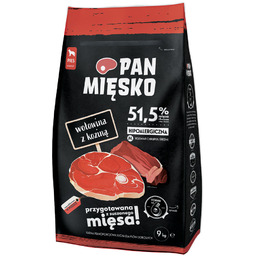 PAN MIĘSKO Wołowina z koziną M 9kg