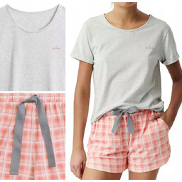 PIŻAMA DAMSKA Atlantic NLP-497 krótki wiosenno letni komplet