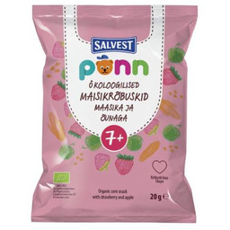 SALVEST PÕNN BIO Chrupki truskawkowe, 20 g
