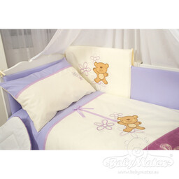 BabyMatex Pościel 100x135 Teddy niedźwiadek z ochraniaczem