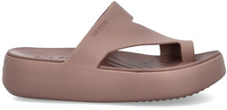 Klapki damskie - CROCS GETAWAY PLATFORM TOE LOOP