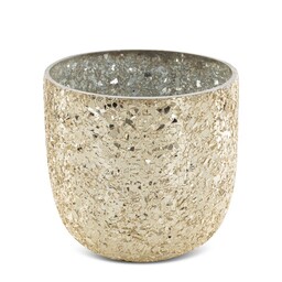 Eurofirany Świecznik 12x12 Melia 05 złoty