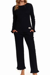 Piżama damska Doctor Nap PM.7161 2XL czarna