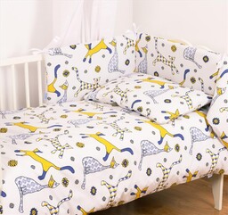 BabyMatex Pościel 100x135 Tredny koty z ochraniaczem