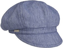 Czapka Kaszkiet Light Summer by Seeberger, ciemnoniebieski, One
