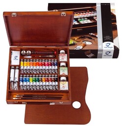Farby Olejne Expert Box Van Gogh, Talens Drewniana