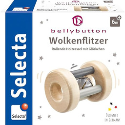 Selecta 64003 Wolkenflitzer, zabawka do chwytania i grzechotka