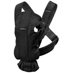 Babybjorn, Mini 3D Mesh, Nosidełko, Czarny