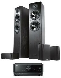Yamaha MusicCast RX-V4A Czarny, NS-F51/NS-P51 Czarny Zestaw kina