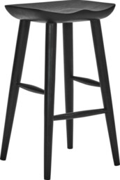 House Doctor - Czarny hoker barowy drewniany Bar