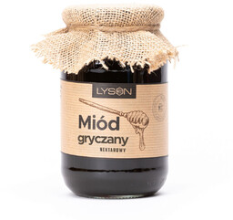 Miód gryczany 1,25 kg pasieka Łysoń