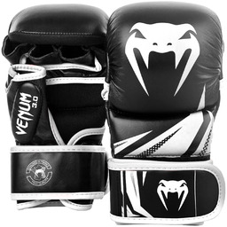 Rękawice sparingowe MMA, pianka, półskóra, rzep, Venum Challenger