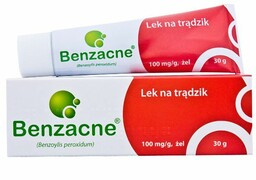 Benzacne żel 100 mg/g Lek na trądzik, 30