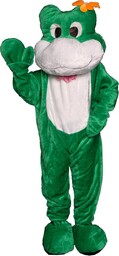 Dress Up America Adult Chicken Biały Mascot Costume