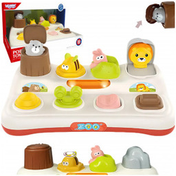 Zabawka Edukacyjna Wyskakujące Zwierzątka Zoo Pop Up Woopie