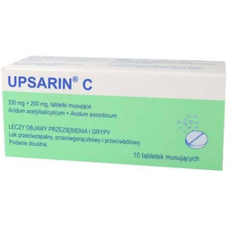 Upsarin C 330mg + 200 mg, 10 tabletek