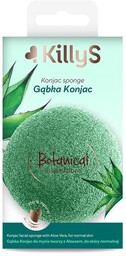 KillyS Botanical Inspirations gąbka konjac do mycia twarzy