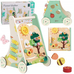 Drewniany Pchacz Multifunkcyjny 8w1 Leśny Chodzik Classic World