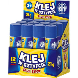 Klej w sztyfcie 21g (12szt) ASTRA