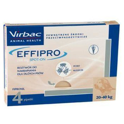 VIRBAC Effipro Spot-On przeciw pasożytom zewnętrznym dla dużych