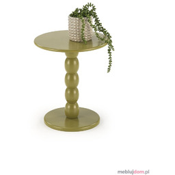 Stolik kawowy CIRILLA Halmar ø40, Oliwkowy