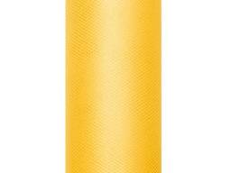 Tiul gładki żółty - 30 cm x 9