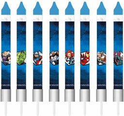 Świeczki klasyczne Avengers - 8 szt.