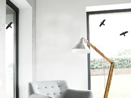 Naklejka ptak na szybę 4szt naklejka