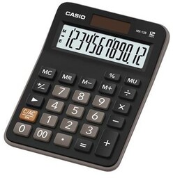 CASIO Kalkulator MX-12B Zasilanie bateryjno-słoneczne, 1 pamięć