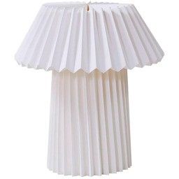 Lampa Stołowe Lindby, Magali, biały, salon, papier karton