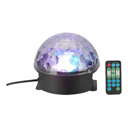 Kula lampa Disco dyskotekowa Ø18 cm pilot