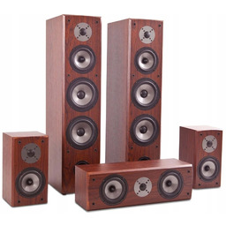 Zestaw kolumn 5.0 Quadral Quintas 6650 wiśnia