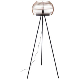 Lindby - Ediz Lampa Podłogowa Wood/Black