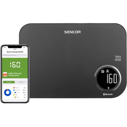 Sencor SKS 7078BK Inteligentna Waga Kuchenna z Bluetooth