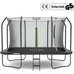 Trampolina Ogrodowa Prostokątna z Siatką Wewnętrzną Jump Pro