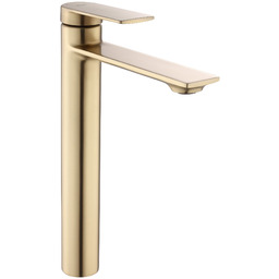 Rea Bateria Umywalkowa REA STORM Złota Szczotkowana Wysoka