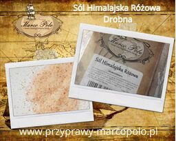 Sól Himalajska Różowa Drobna 500g