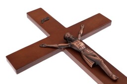 Krzyż klasyczny drewniany 54 cm
