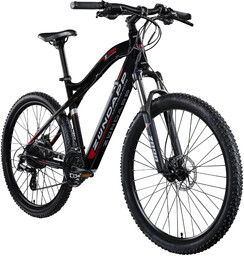 Zündapp Elektryczny rower górski Z898, 27,5", czarny/czerwony